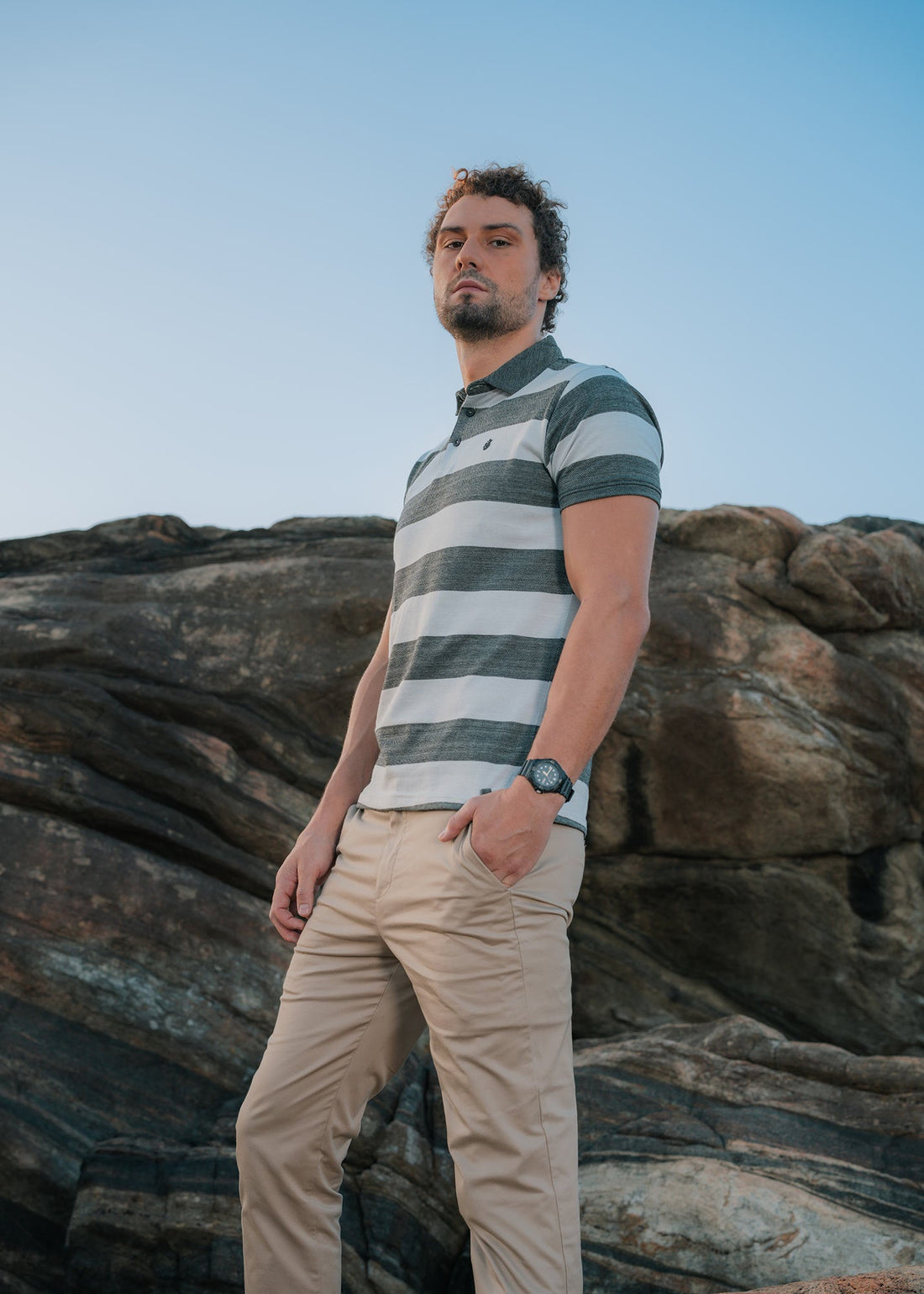LCY | PREMIUM STRIPE POLO LCY