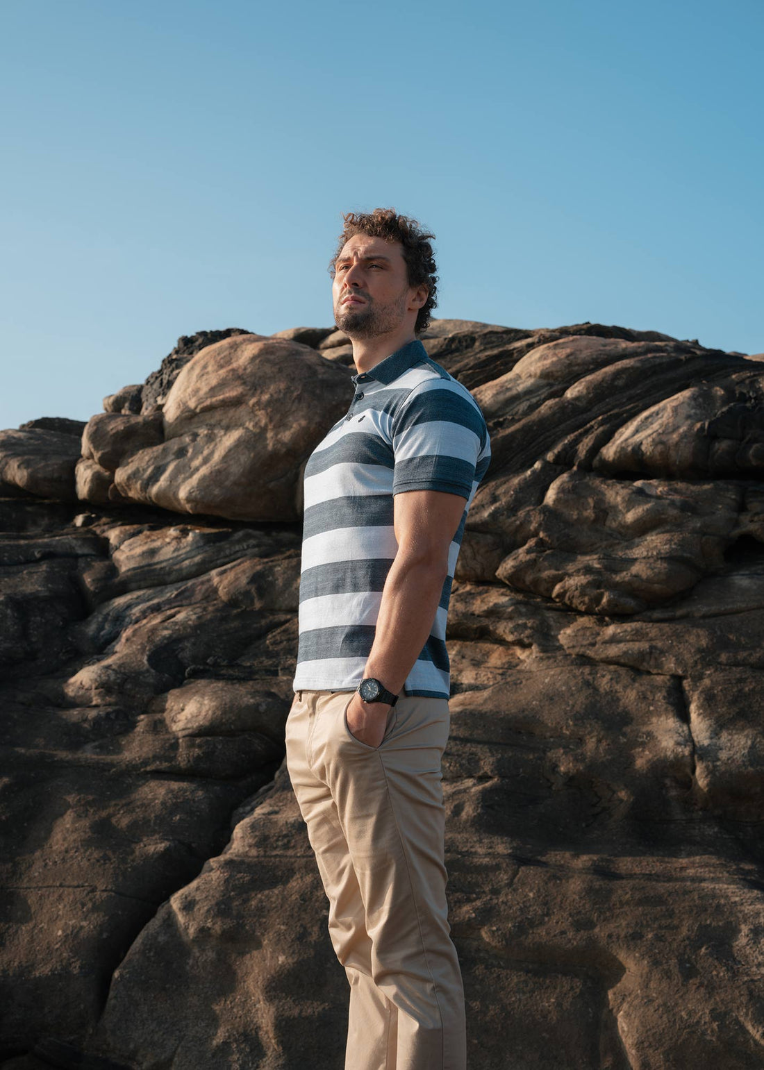 LCY | PREMIUM STRIPE POLO LCY