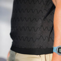 LCY | DIAMOND TEXTURED AOP POLO LCY