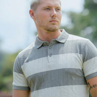 LCY | STRUCTURED RUGBY STRIPE POLO LCY