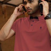 LCY | CONTRAST NAVY BASIC POLO LCY