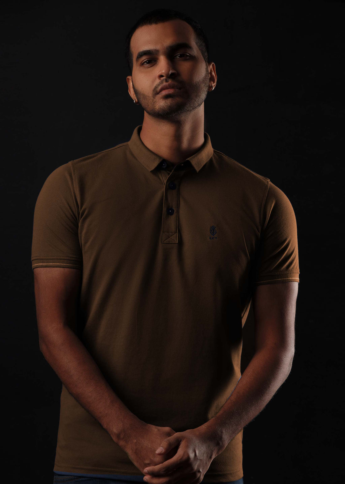 LCY | CONTRAST NAVY BASIC POLO LCY
