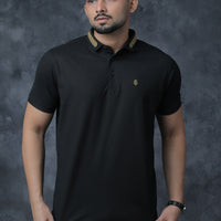 LCY | Contrast Embroiderey Basic Polo LCY