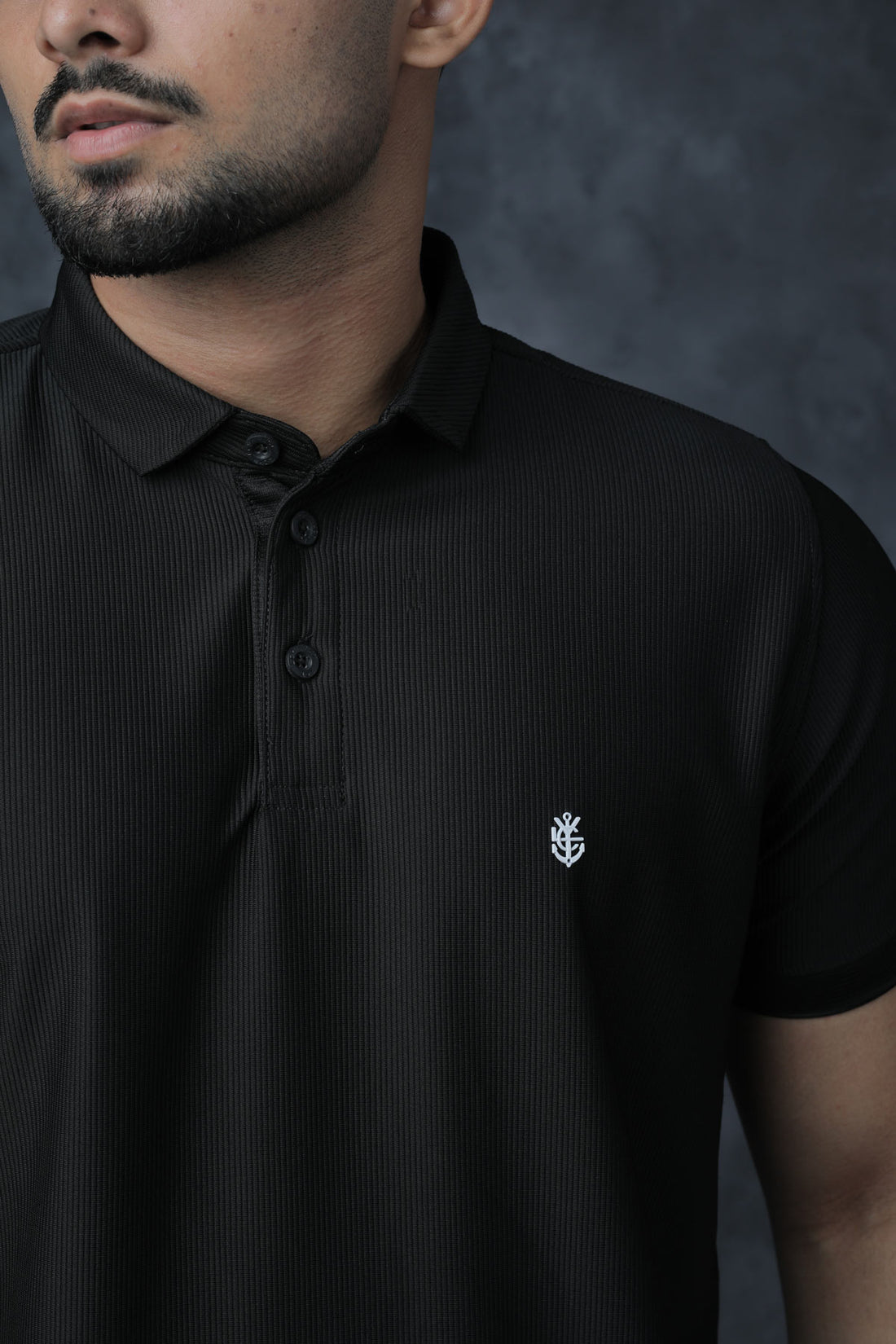 LCY | Structured Verical Stripe Polo LCY