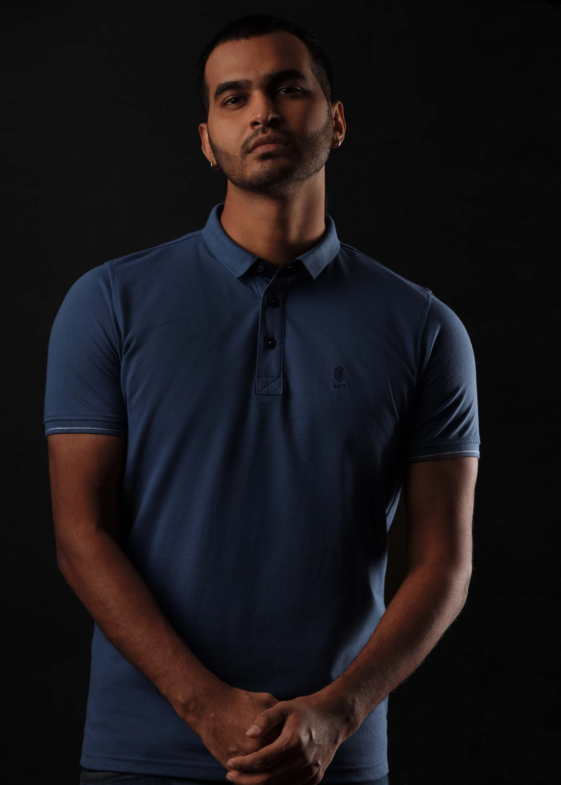 LCY | CONTRAST NAVY BASIC POLO LCY