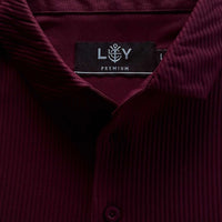LCY | STRUCTURED VERTICAL STRIPE POLO LCY