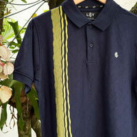 LCY | CONTRAST VERTICAL STRIPE POLO LCY