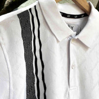 LCY | CONTRAST VERTICAL STRIPE POLO LCY