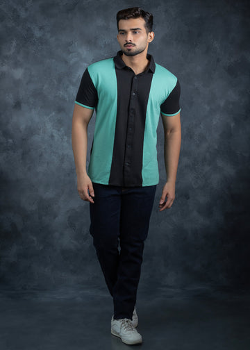 LCY | Tri-Tone Classic Collar Hybrid Shirt LCY