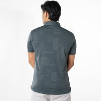 LCY | TONAL GEOMETRTIC TEXTURE PREMIUM POLO LCY
