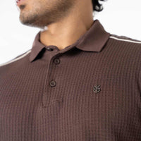 LCY | WAFFKE KNIT SHOULDER TAPE POLO LCY