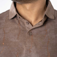 LCY | DISTRESSED WASH EFFECT POLO LCY