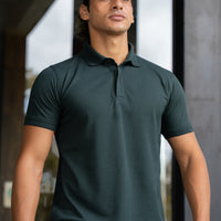 LCY | JAQUARD COLLAR BASIC POLO LCY