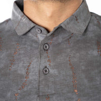 LCY | DISTRESSED WASH EFFECT POLO LCY