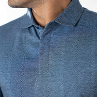 LCY | TONAL GEOMETRIC PATTERN POLO LCY