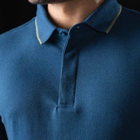 LCY | STRUCTURED CONTRAST TIPPING POLO LCY