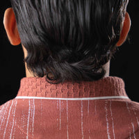 LCY | CONTRAST VERTICAL STREAK PRINT POLO LCY