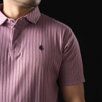 LCY | STRUCTURED VERTICAL STRIPE POLO LCY