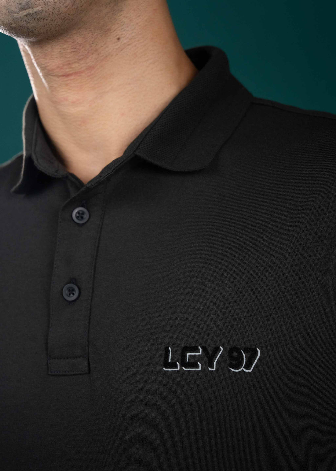 LCY | JAQUARD COLLAR POLO LCY