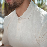 LCY | FLORAL TEXTURED POLO LCY