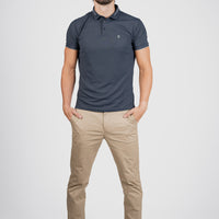 LCY | EMBOIDERED COLLAR POLO