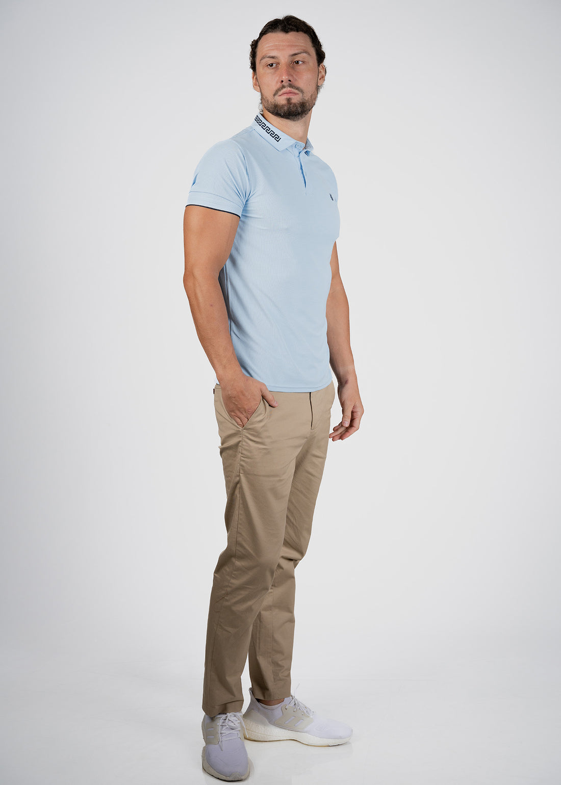 LCY | EMBOIDERED COLLAR POLO