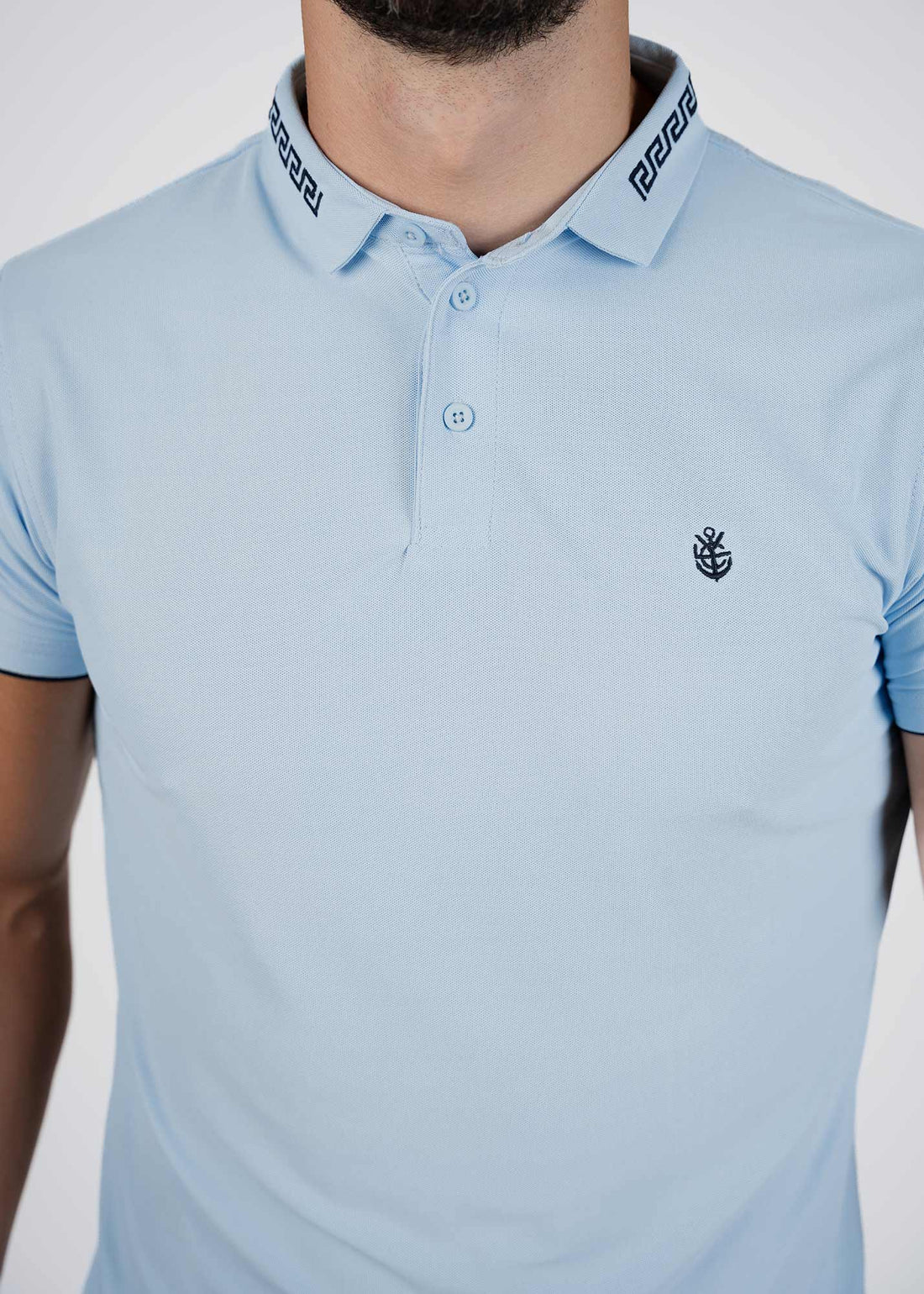 LCY | EMBOIDERED COLLAR POLO