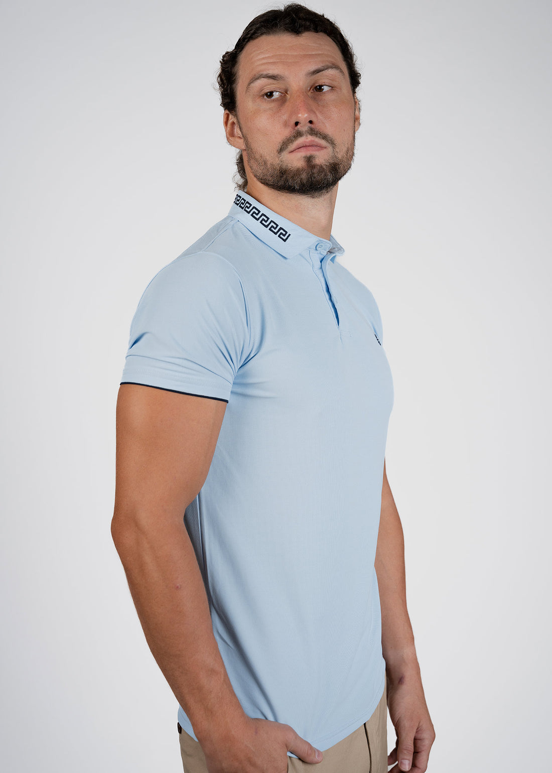 LCY | EMBOIDERED COLLAR POLO
