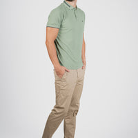 LCY | EMBOIDERED COLLAR POLO