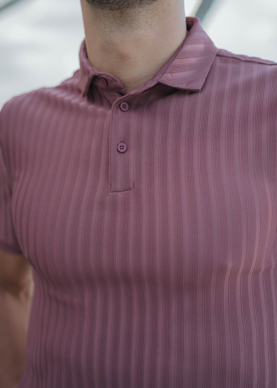 LCY | TEXTURED STRIPE POLO LCY