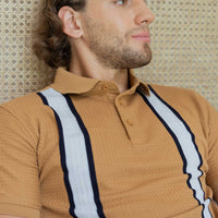 LCY | STRUCTURED VERTICAL STRIPE TAILOR POLO LCY