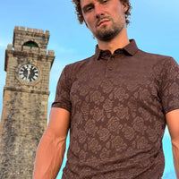 LCY | FLORAL TEXTURED POLO LCY
