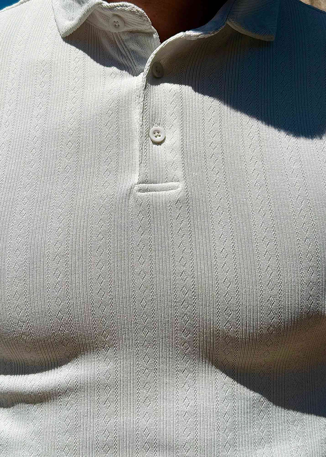 LCY | STRIPE TEXTURED POLO LCY