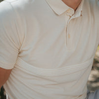 LCY | ISLAND RAYS DEPTH STRIPED POLO