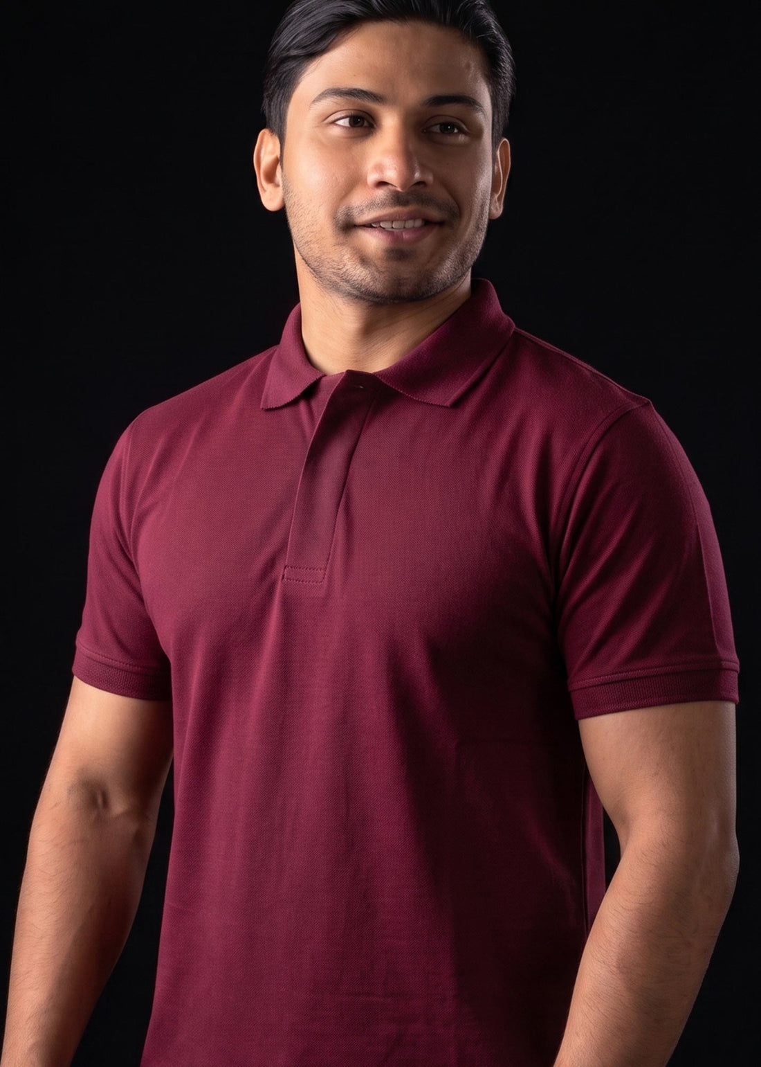 LCY | JACQUARD COLLAR PREMIUM BASIC POLO LCY