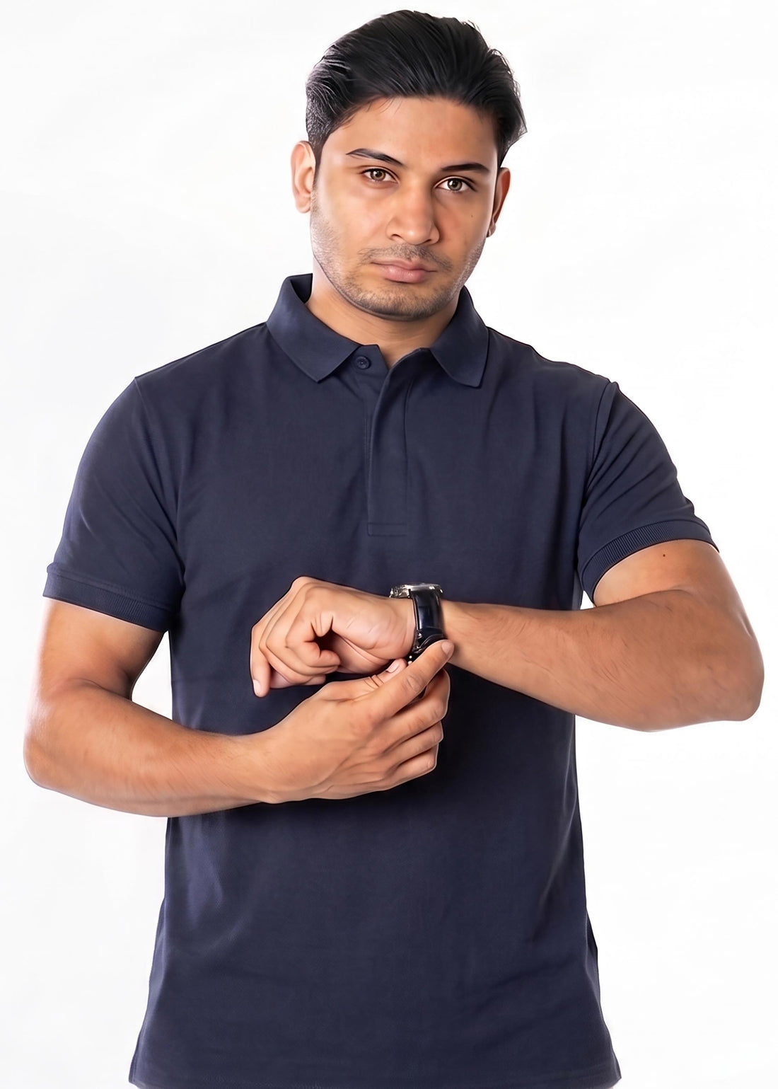 LCY | JACQUARD COLLAR PREMIUM BASIC POLO LCY