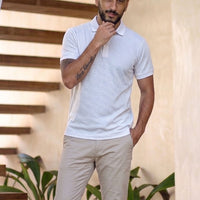 LCY | TEXTURED WAFFLE POLO LCY
