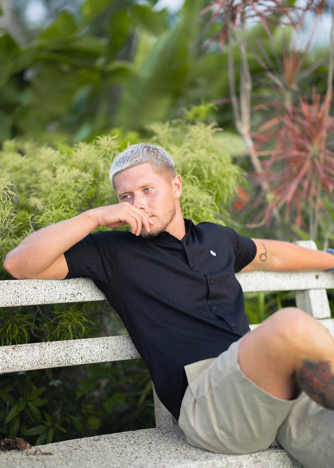 LCY | STRUCTURED VERTICAL STRIPE HYBRID SHIRT LCY