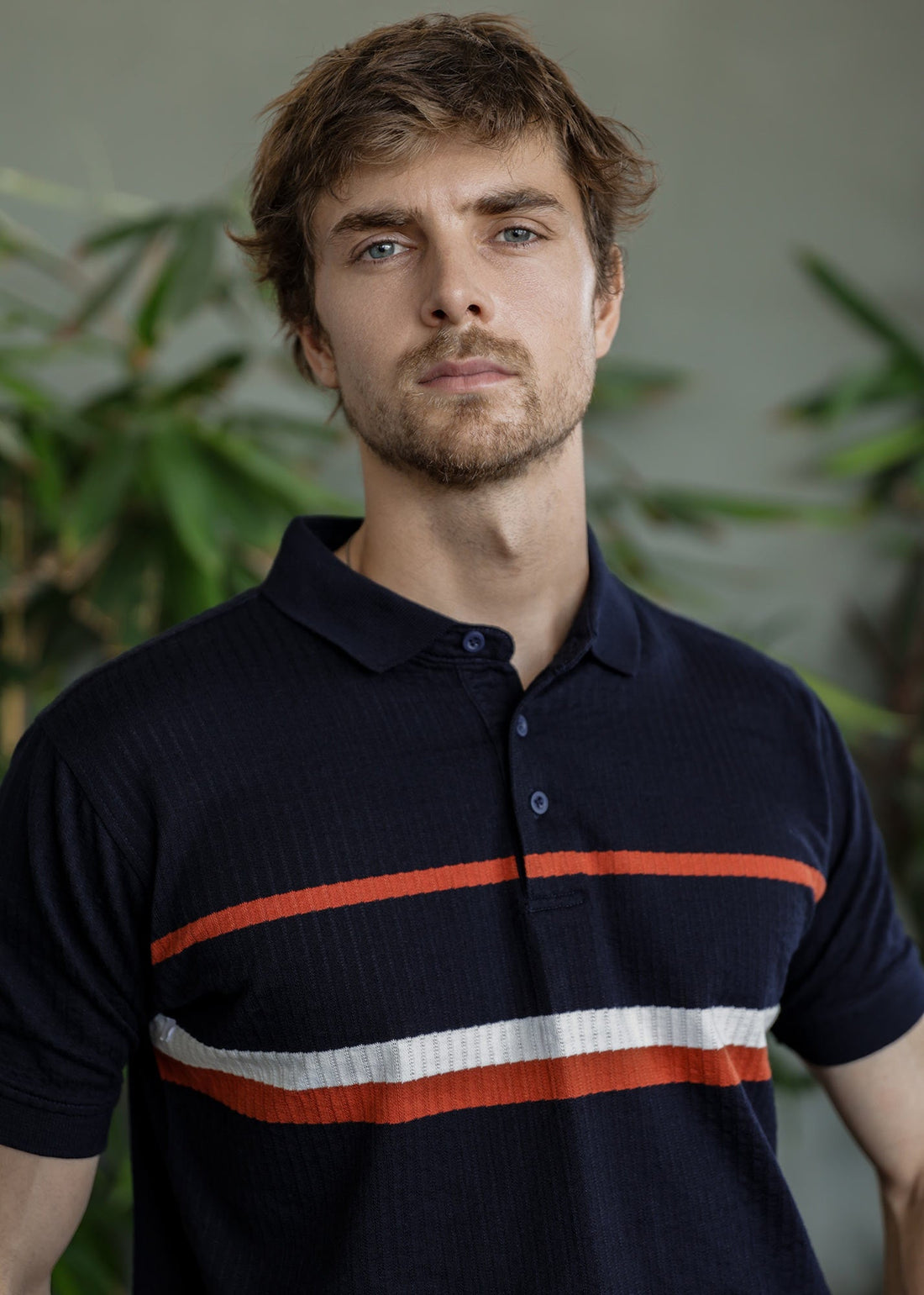 LCY | TWO TONE CONTRAST STRIPE POLO LCY