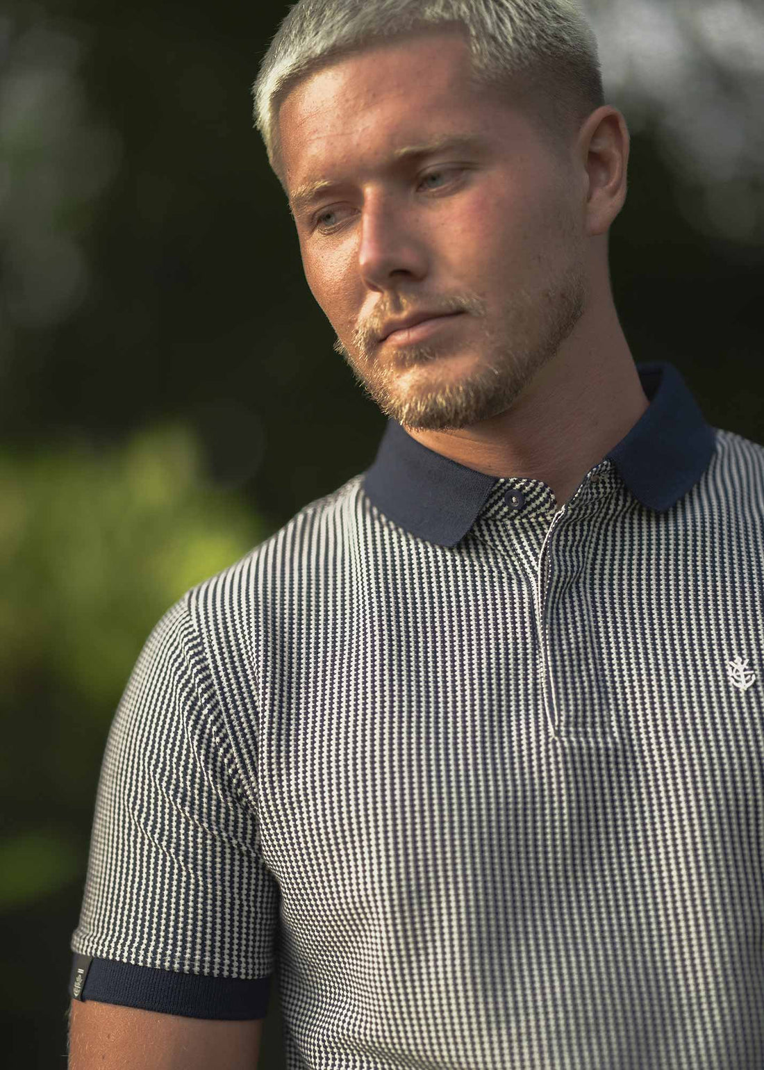 LCY | MICRO GEOMETRIC PATTERN POLO LCY