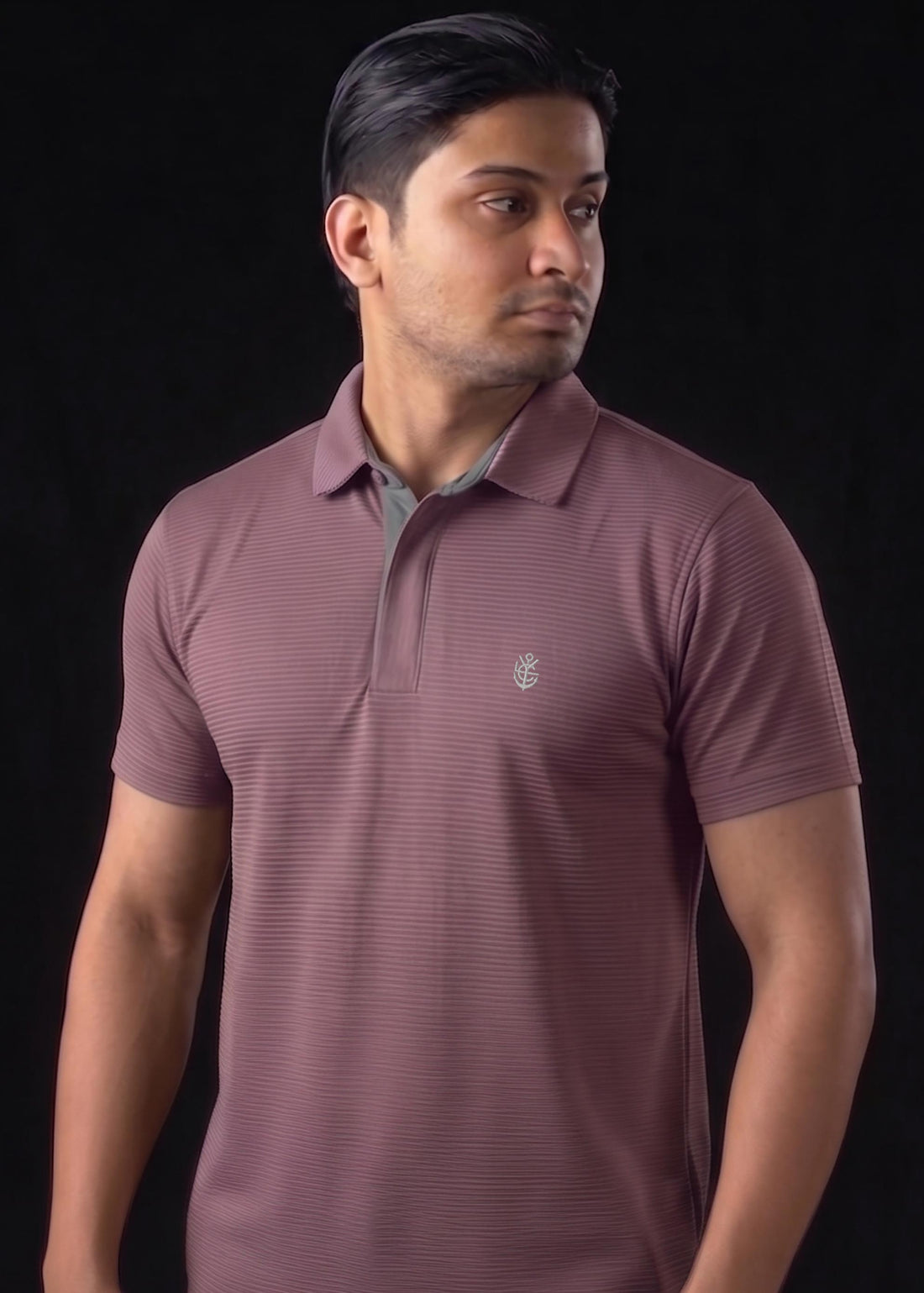 LCY | SATIN STRIPED POLO LCY
