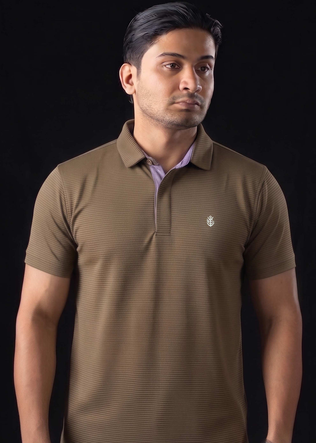 LCY | SATIN STRIPED POLO LCY