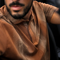 LCY | BRUSHED WASH EFFECT POLO LCY