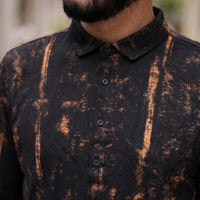 LCY | WASHED STRIPE EFFECT HYBRID SHIRT LCY
