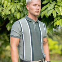 LCY | VERTICAL CONTRAST STRIPE POLO LCY