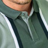 LCY | VERTICAL CONTRAST STRIPE POLO LCY