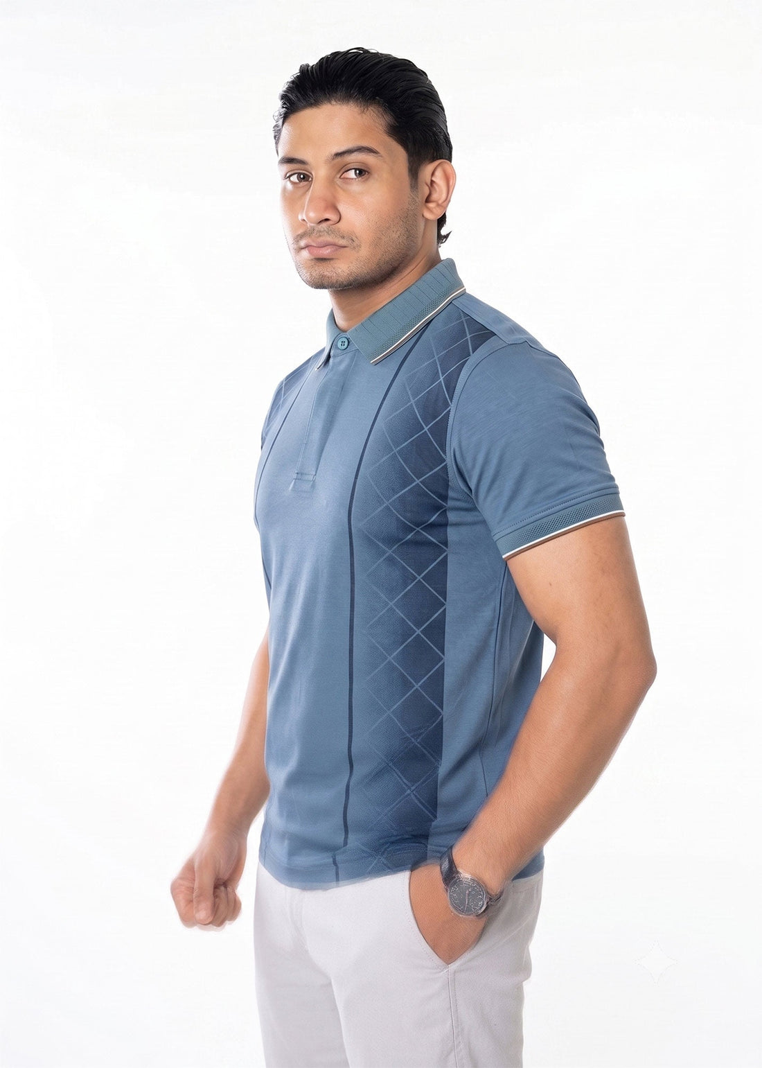 LCY | STRCUTURED CONTRAST TIPPING COLLAR POLO LCY