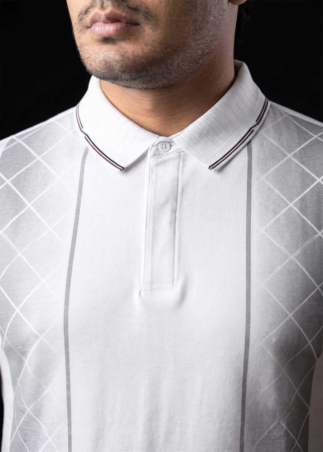 LCY | STRCUTURED CONTRAST TIPPING COLLAR POLO LCY