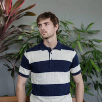 LCY | STRUCTURED RUGBY STRIPE POLO LCY