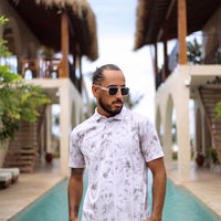 LCY | TONELY DARK FLORAL AOP POLO LCY